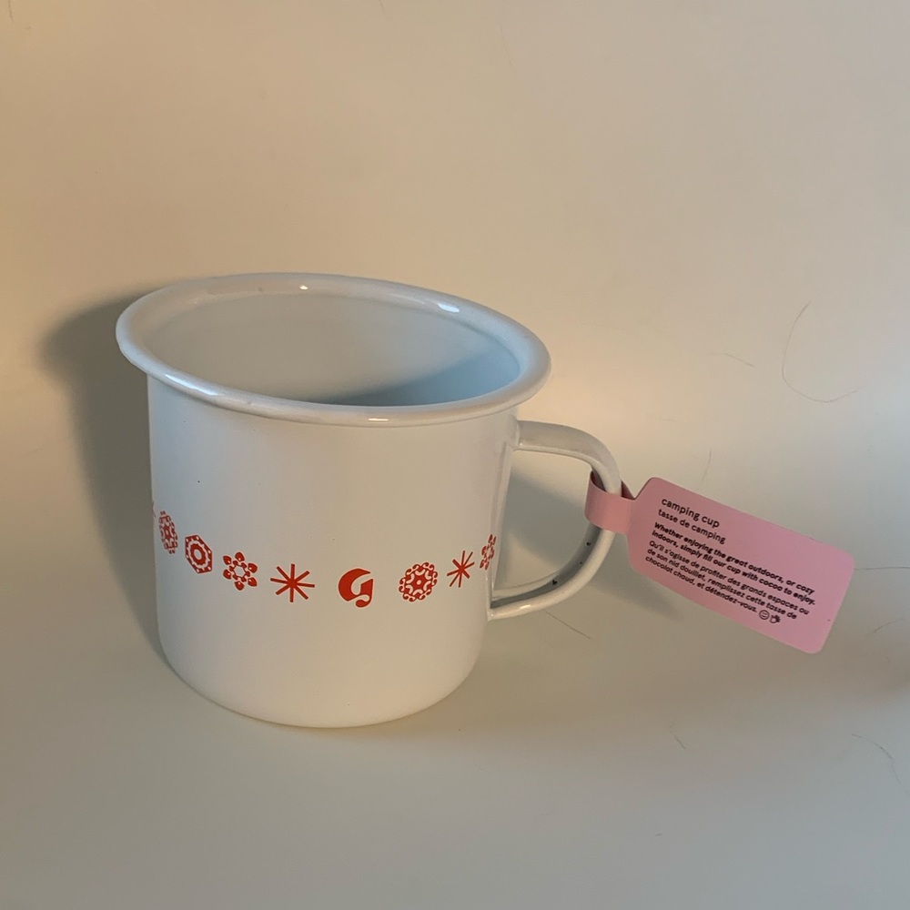 limited edition glossier camping cup from the swiss miss collab!